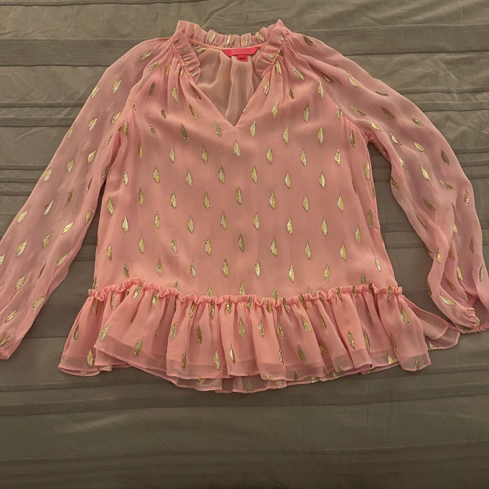 Lily Pulitzer silk top